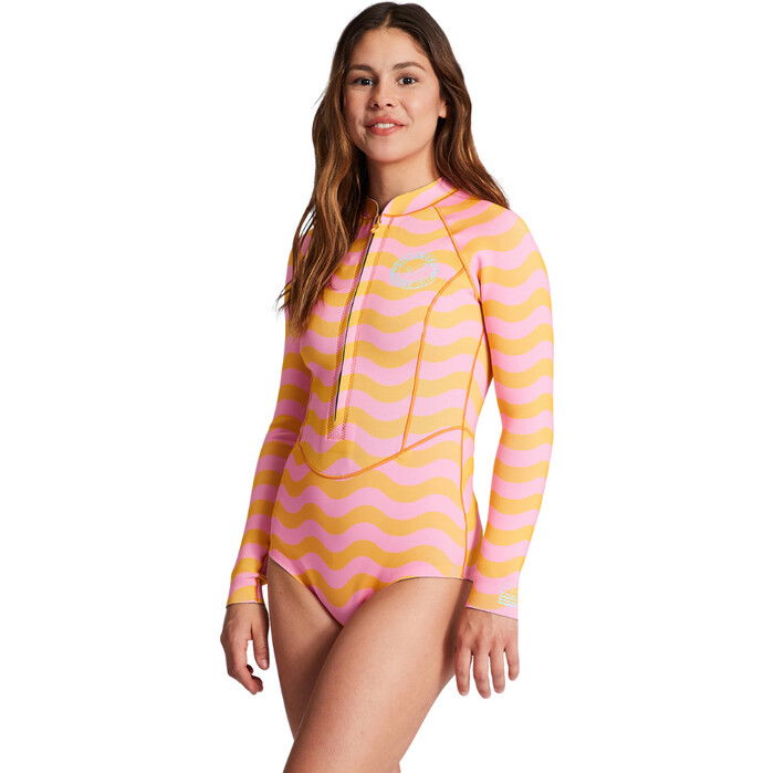 2024 Billabong Womens Salty Dayz Light 1mm Long Sleeve Spring Wetsuit ABJW400106 - Waves All Day